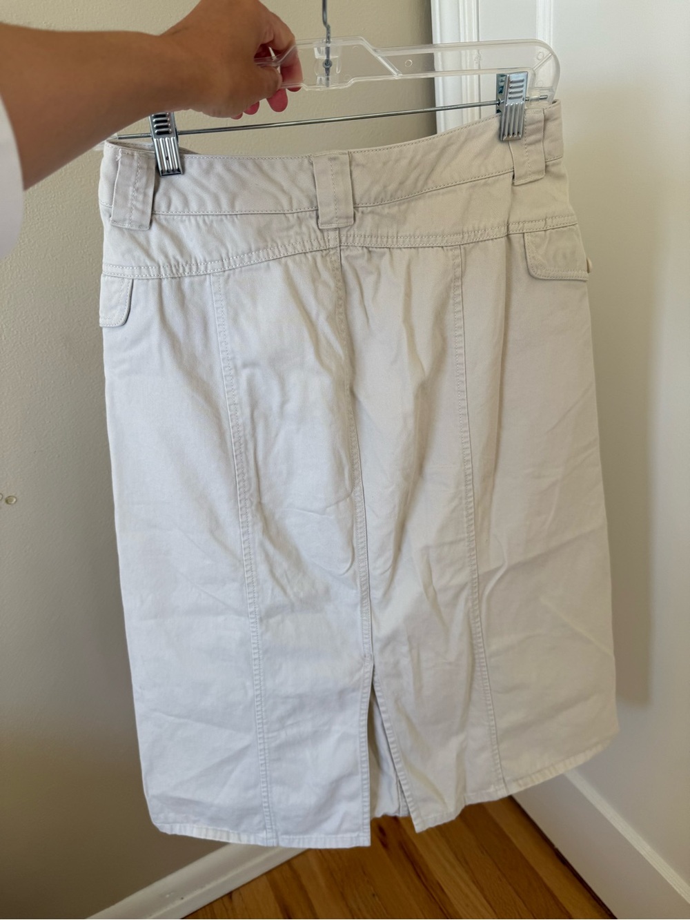 Vintage Eddie Bauer Khaki Midi Skirt - Picture 4 of 10